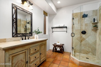 Golf Membership Available! Charming European estate perched high on Desert Mountain Golf Club - Renegade Course in Arizona - for sale on GolfHomes.com, golf home, golf lot