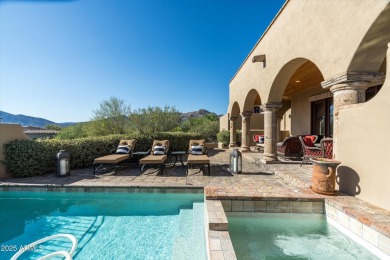 Golf Membership Available! Charming European estate perched high on Desert Mountain Golf Club - Renegade Course in Arizona - for sale on GolfHomes.com, golf home, golf lot