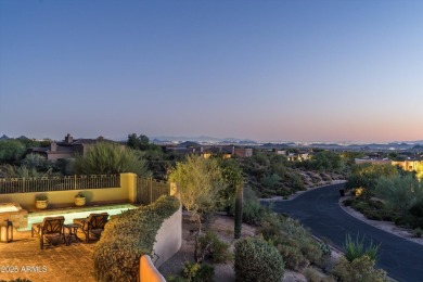 Golf Membership Available! Charming European estate perched high on Desert Mountain Golf Club - Renegade Course in Arizona - for sale on GolfHomes.com, golf home, golf lot