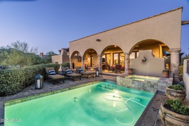 Golf Membership Available! Charming European estate perched high on Desert Mountain Golf Club - Renegade Course in Arizona - for sale on GolfHomes.com, golf home, golf lot