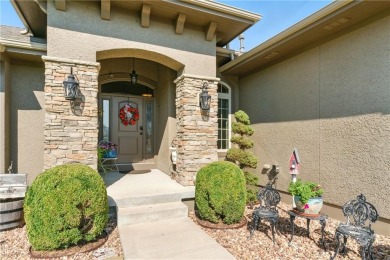 Step into luxury with this stunning reverse 1 1/2 -story home on Prairie Highlands Golf Course in Kansas - for sale on GolfHomes.com, golf home, golf lot