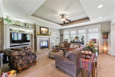 Step into luxury with this stunning reverse 1 1/2 -story home on Prairie Highlands Golf Course in Kansas - for sale on GolfHomes.com, golf home, golf lot