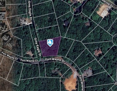 Discover your private woodland retreat with seasonal long-range on The Highlands Course at Lake Arrowhead in Georgia - for sale on GolfHomes.com, golf home, golf lot