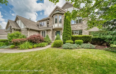 A must-see home! Take a gander at this brick 2-story home on Walnut Hills Country Club in Michigan - for sale on GolfHomes.com, golf home, golf lot