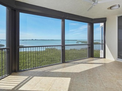 Soaked in natural light, this 10th-floor residence at La Scala on The Colony Golf and Country Club in Florida - for sale on GolfHomes.com, golf home, golf lot
