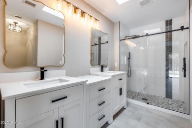 This beautifully remodeled 2-bedroom, 2-bathroom home is nestled on Oakwood Golf Club  in Arizona - for sale on GolfHomes.com, golf home, golf lot