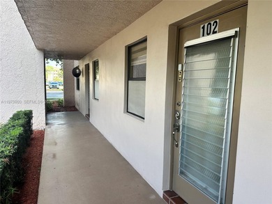 HIGHLY SOUGHT AFTER GROUND FLOOR 2/2 CONDO UNIT! ALL TILES, NEW on Sunrise Lakes Phase IV Golf Course in Florida - for sale on GolfHomes.com, golf home, golf lot