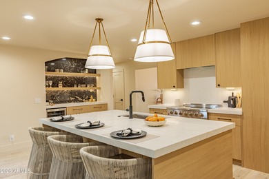 Experience luxury living in this beautifully appointed 3-bedroom on Oakcreek Country Club in Arizona - for sale on GolfHomes.com, golf home, golf lot