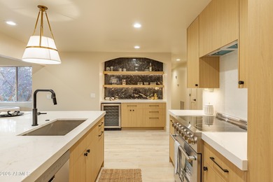 Experience luxury living in this beautifully appointed 3-bedroom on Oakcreek Country Club in Arizona - for sale on GolfHomes.com, golf home, golf lot