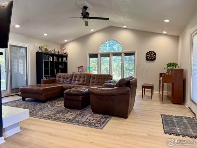 Surrounded by 40 trees, and nestled in a spacious, desirable on Pawnee Pines Golf Club in Colorado - for sale on GolfHomes.com, golf home, golf lot