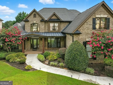 Experience resort-style living in this executive home, perfectly on Hamilton Mill Golf Club in Georgia - for sale on GolfHomes.com, golf home, golf lot