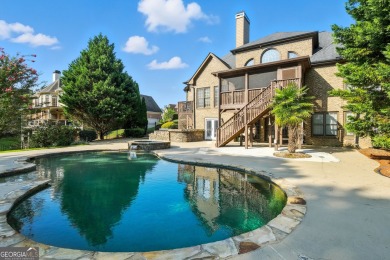 Experience resort-style living in this executive home, perfectly on Hamilton Mill Golf Club in Georgia - for sale on GolfHomes.com, golf home, golf lot
