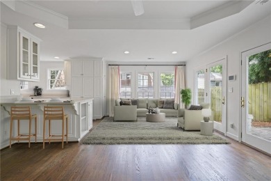 Don't miss this delightful white brick home in the heart of one on Bobby Jones Golf Club in Georgia - for sale on GolfHomes.com, golf home, golf lot