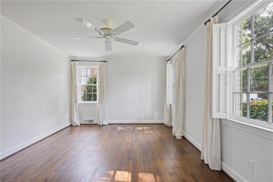 Don't miss this delightful white brick home in the heart of one on Bobby Jones Golf Club in Georgia - for sale on GolfHomes.com, golf home, golf lot