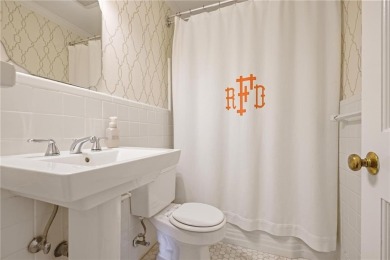 Don't miss this delightful white brick home in the heart of one on Bobby Jones Golf Club in Georgia - for sale on GolfHomes.com, golf home, golf lot