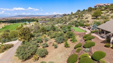 Custom home in The Estates at Prescott Lakes offering panoramic on Prescott Lakes Golf and Country Club in Arizona - for sale on GolfHomes.com, golf home, golf lot