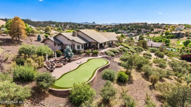 Custom home in The Estates at Prescott Lakes offering panoramic on Prescott Lakes Golf and Country Club in Arizona - for sale on GolfHomes.com, golf home, golf lot