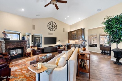 Custom home in The Estates at Prescott Lakes offering panoramic on Prescott Lakes Golf and Country Club in Arizona - for sale on GolfHomes.com, golf home, golf lot