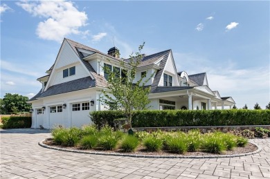 An exquisite new construction shingle-style estate, perfectly on Carnegie Abbey Club in Rhode Island - for sale on GolfHomes.com, golf home, golf lot