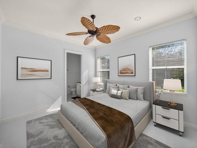 Tucked away on a rarely available, exceptionally private lot at on The Legacy Golf and Tennis Club in Florida - for sale on GolfHomes.com, golf home, golf lot