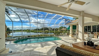 This beautiful John Cannon home has arguably the best water on University Park Country Club in Florida - for sale on GolfHomes.com, golf home, golf lot