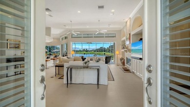 This beautiful John Cannon home has arguably the best water on University Park Country Club in Florida - for sale on GolfHomes.com, golf home, golf lot