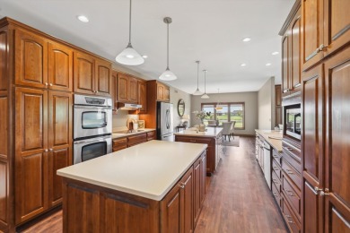 This gorgeous ranch home boasts over 5493 finished sf and backs on Cedar Pointe Golf Course in Iowa - for sale on GolfHomes.com, golf home, golf lot