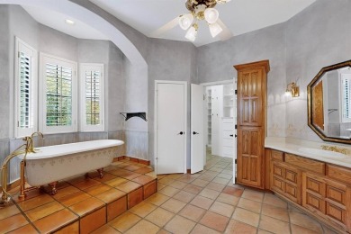Welcome to this stunning Mediterranean-inspired retreat located on Hackberry Creek Country Club in Texas - for sale on GolfHomes.com, golf home, golf lot