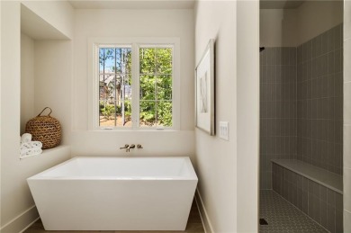 This exquisite new construction home is nestled on a quiet on The Governors Towne Club in Georgia - for sale on GolfHomes.com, golf home, golf lot