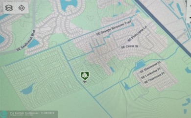 This lot is located in Poinciana Gardens just west of US-1 in on Hobe Sound Golf Club in Florida - for sale on GolfHomes.com, golf home, golf lot