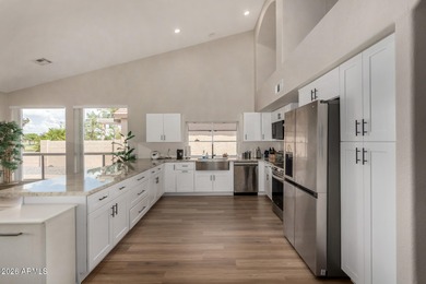 Beautiful golf course home in adult community with vaulted on Cottonwood Country Club in Arizona - for sale on GolfHomes.com, golf home, golf lot