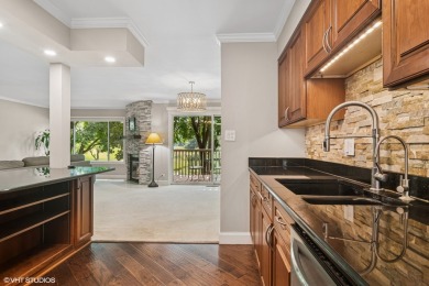 Serene waterfront townhome overlooking the 11th and 12th on Pine Meadow Golf Club in Illinois - for sale on GolfHomes.com, golf home, golf lot