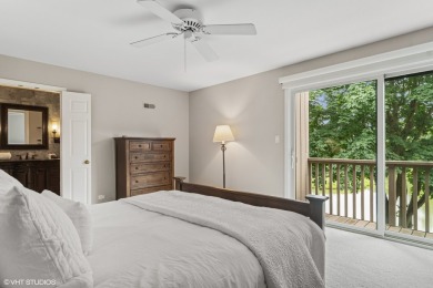 Serene waterfront townhome overlooking the 11th and 12th on Pine Meadow Golf Club in Illinois - for sale on GolfHomes.com, golf home, golf lot