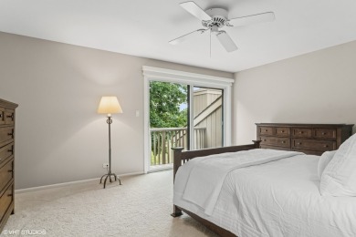 Serene waterfront townhome overlooking the 11th and 12th on Pine Meadow Golf Club in Illinois - for sale on GolfHomes.com, golf home, golf lot