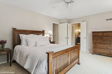 Serene waterfront townhome overlooking the 11th and 12th on Pine Meadow Golf Club in Illinois - for sale on GolfHomes.com, golf home, golf lot