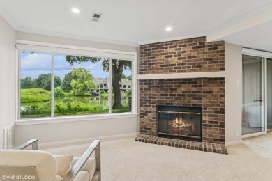 Serene waterfront townhome overlooking the 11th and 12th on Pine Meadow Golf Club in Illinois - for sale on GolfHomes.com, golf home, golf lot