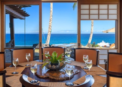 Experience fusion of Asian-inspired design and Hawaiian elegance on Waikoloa Beach Resort Golf Course in Hawaii - for sale on GolfHomes.com, golf home, golf lot