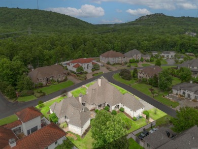 Welcome to 1 Orle Circle, a stunning custom-built 5-bedroom, 5 on Chenal Country Club - Bear Den Mountain in Arkansas - for sale on GolfHomes.com, golf home, golf lot