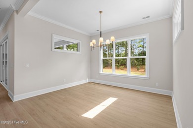 This beautifully crafted new construction home by Kirk Pigford on Thistle Golf Club in North Carolina - for sale on GolfHomes.com, golf home, golf lot