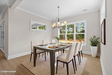 This beautifully crafted new construction home by Kirk Pigford on Thistle Golf Club in North Carolina - for sale on GolfHomes.com, golf home, golf lot