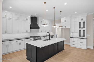 This beautifully crafted new construction home by Kirk Pigford on Thistle Golf Club in North Carolina - for sale on GolfHomes.com, golf home, golf lot