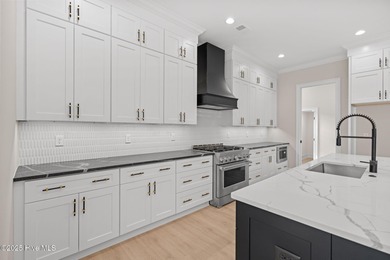 This beautifully crafted new construction home by Kirk Pigford on Thistle Golf Club in North Carolina - for sale on GolfHomes.com, golf home, golf lot