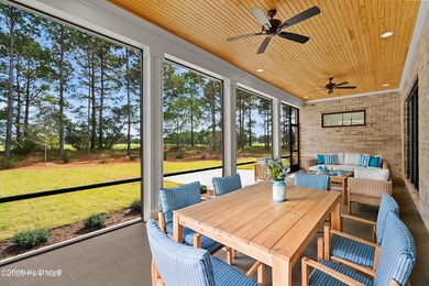 This beautifully crafted new construction home by Kirk Pigford on Thistle Golf Club in North Carolina - for sale on GolfHomes.com, golf home, golf lot