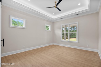 This beautifully crafted new construction home by Kirk Pigford on Thistle Golf Club in North Carolina - for sale on GolfHomes.com, golf home, golf lot