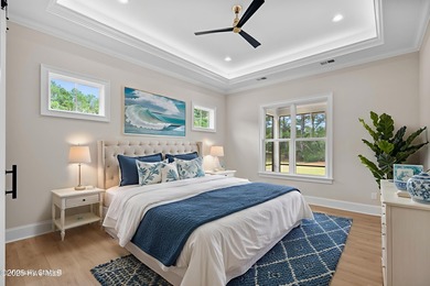 This beautifully crafted new construction home by Kirk Pigford on Thistle Golf Club in North Carolina - for sale on GolfHomes.com, golf home, golf lot