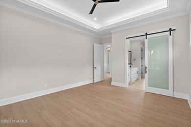 This beautifully crafted new construction home by Kirk Pigford on Thistle Golf Club in North Carolina - for sale on GolfHomes.com, golf home, golf lot