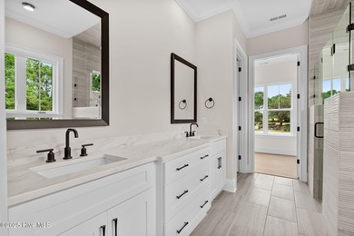 This beautifully crafted new construction home by Kirk Pigford on Thistle Golf Club in North Carolina - for sale on GolfHomes.com, golf home, golf lot