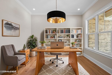 This beautifully crafted new construction home by Kirk Pigford on Thistle Golf Club in North Carolina - for sale on GolfHomes.com, golf home, golf lot