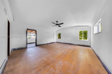 Mediterranean masterpiece built in 1936, full of old charm and on La Gorce Country Club in Florida - for sale on GolfHomes.com, golf home, golf lot