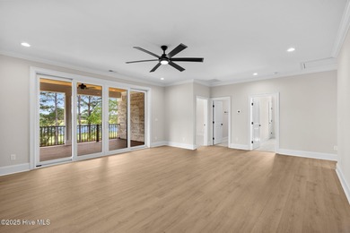 This beautifully crafted new construction home by Kirk Pigford on Thistle Golf Club in North Carolina - for sale on GolfHomes.com, golf home, golf lot